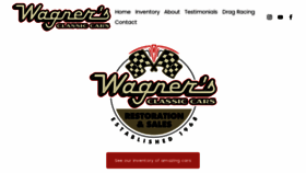 What Wagnersclassiccars.com website looked like in 2020 (3 years ago)