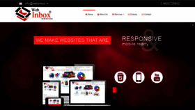 What Webinbox.in website looked like in 2020 (4 years ago)