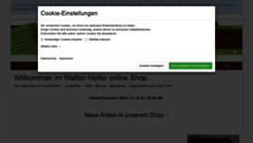 What Waffen-helfer.de website looked like in 2020 (3 years ago)