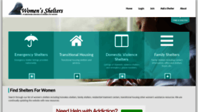 What Womenshelters.org website looked like in 2020 (3 years ago)