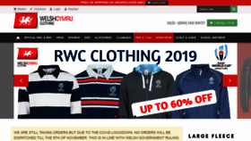 What Welshcymruclothing.com website looked like in 2020 (3 years ago)