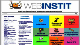 What Webinstit.net website looked like in 2020 (3 years ago)
