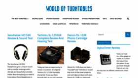 What Worldofturntables.com website looked like in 2020 (3 years ago)