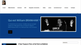 What Williambranham.fr website looked like in 2020 (5 years ago)