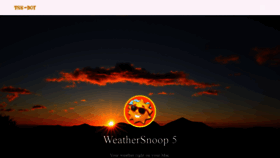 What Weathersnoop.com website looked like in 2020 (3 years ago)