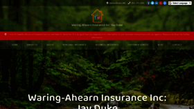 What Waring-ahearn.com website looked like in 2020 (3 years ago)