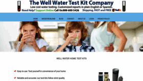 What Well-water-test-kits.com website looked like in 2020 (3 years ago)