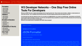 What W3dnetwork.com website looked like in 2020 (3 years ago)