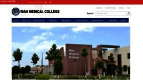 What Wahmedicalcollege.edu.pk website looked like in 2020 (3 years ago)