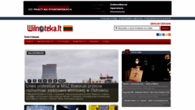 What Wilnoteka.lt website looked like in 2020 (5 years ago)