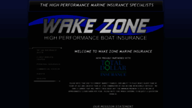 What Wakezoneinsurance.com website looked like in 2020 (3 years ago)
