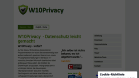 What Winprivacy.de website looked like in 2020 (4 years ago)