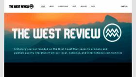 What Westreview.org website looked like in 2020 (3 years ago)