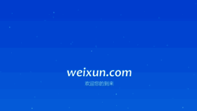 What Weixun.com website looked like in 2020 (3 years ago)