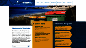 What Wastenet.net.au website looked like in 2020 (3 years ago)