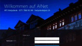 What Webmail.ai.ch website looked like in 2020 (3 years ago)