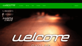 What Welcomecycles.ch website looked like in 2020 (3 years ago)
