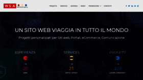 What Webstudioagency.it website looked like in 2020 (3 years ago)