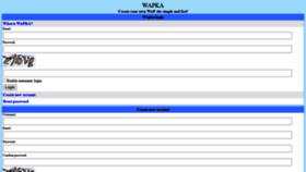 What Wapka.website website looked like in 2020 (3 years ago)