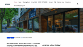 What Westseattlecoworking.com website looked like in 2020 (3 years ago)