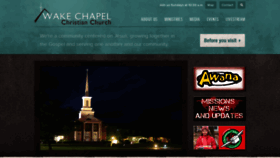 What Wakechapelchurch.org website looked like in 2020 (3 years ago)