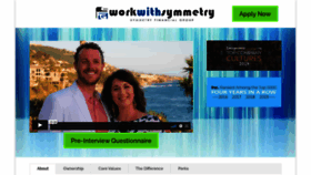 What Workwithsymmetry.com website looked like in 2020 (3 years ago)