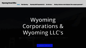 What Wyomingvirtualoffice.com website looked like in 2020 (3 years ago)