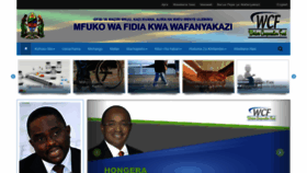What Wcf.go.tz website looked like in 2020 (3 years ago)