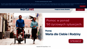 What Wartanet.pl website looked like in 2020 (3 years ago)