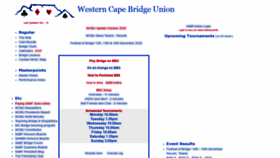 What Wcbridge.co.za website looked like in 2020 (3 years ago)