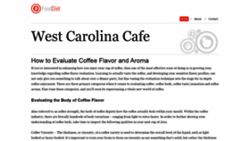What Westcarolinacafe.com website looked like in 2020 (3 years ago)