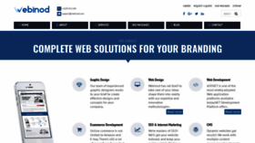 What Webinod.com website looked like in 2020 (3 years ago)