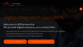What W3partnership.com website looked like in 2020 (4 years ago)
