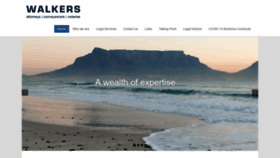 What Walkers.co.za website looked like in 2020 (3 years ago)