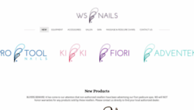 What Wsnails.com website looked like in 2020 (3 years ago)