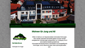 What Wohnpark-heyerode.de website looked like in 2020 (3 years ago)