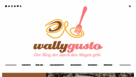 What Wallygusto.de website looked like in 2020 (3 years ago)