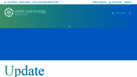 What Whiteroseenergy.co.uk website looked like in 2020 (3 years ago)