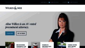 What Wilkesmee.com website looked like in 2020 (3 years ago)
