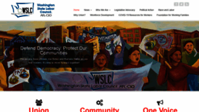 What Wslc.org website looked like in 2020 (3 years ago)
