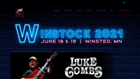 What Winstockfestival.com website looked like in 2020 (3 years ago)