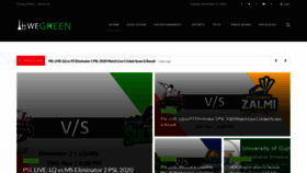 What Wegreenkw.com website looked like in 2020 (3 years ago)