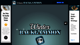 What Winterbackgammon.com website looked like in 2020 (3 years ago)
