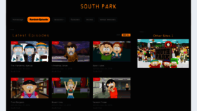 What Watchsouthpark.tv website looked like in 2020 (3 years ago)