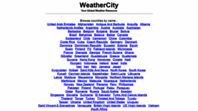 What Weathercity.com website looked like in 2020 (3 years ago)