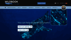What Whaleshark.org website looked like in 2020 (3 years ago)