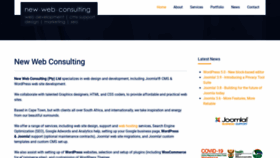 What Webconsulting.co.za website looked like in 2020 (3 years ago)