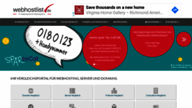 What Webhostlist.de website looked like in 2020 (3 years ago)