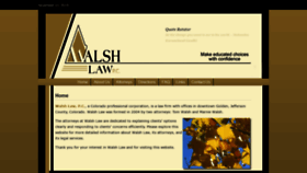 What Walshlawpc.com website looked like in 2020 (3 years ago)