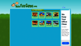What Webfungames.com website looked like in 2020 (3 years ago)